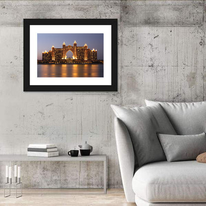 Atlantis the Palm at Night Wall Art