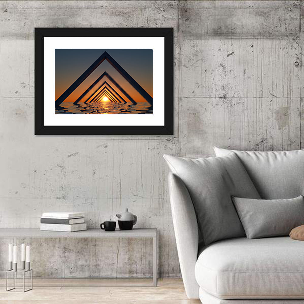 Seascape with Corner Arches Wall Art