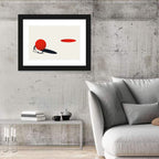Man Pushing Sphere Wall Art