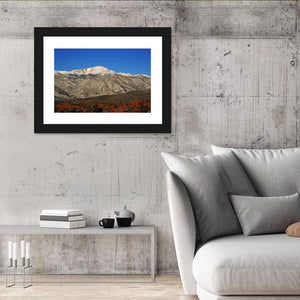 Pikes Peak Mountain Range Wall Art