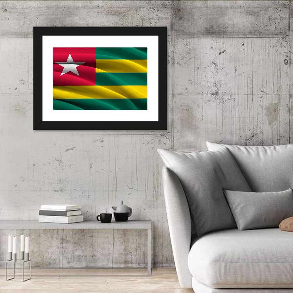 Togolese Flag Wall Art