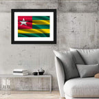 Togolese Flag Wall Art