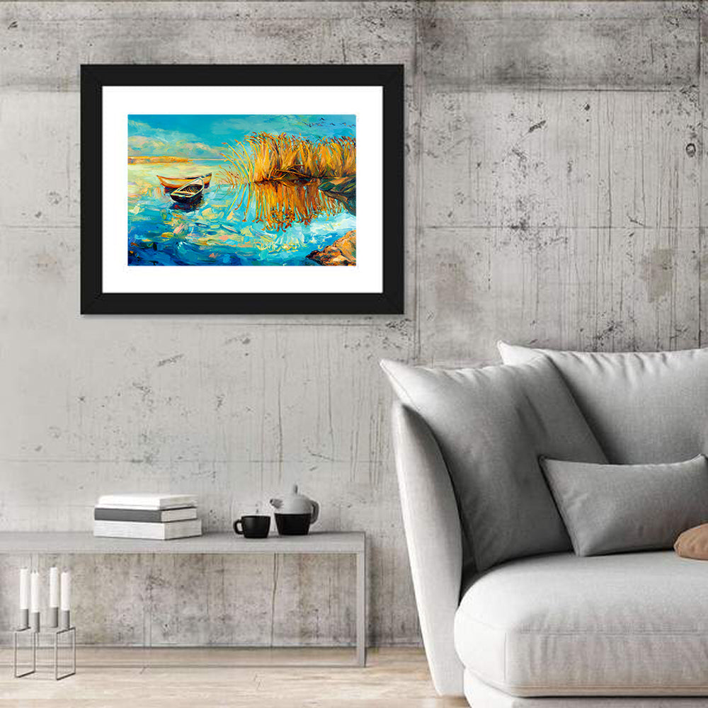 Lake and Fern Wall Art