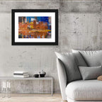 Metropolis Reflective Cityscape Wall Art