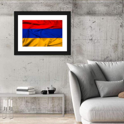 Waving Armenian Flag Wall Art