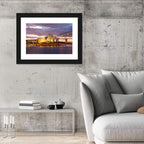 Sydney Opera House at Dusk with Harbour Bridge Wall Art
