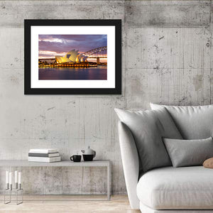 Sydney Opera House & Harbour Bridge Wall Art