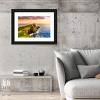 Sunset at Neist Point Lighthouse Wall Art