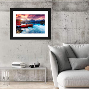 Mountain Lake In National Park High Tatra Slovakia Wall Art