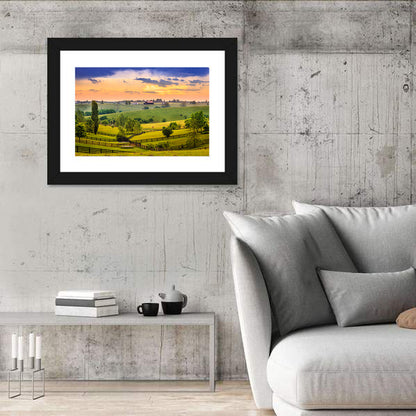 Kentucky Farm at Dusk Wall Art