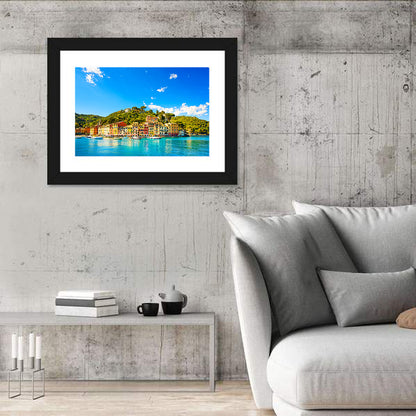 Colorful Portofino Harbor Wall Art