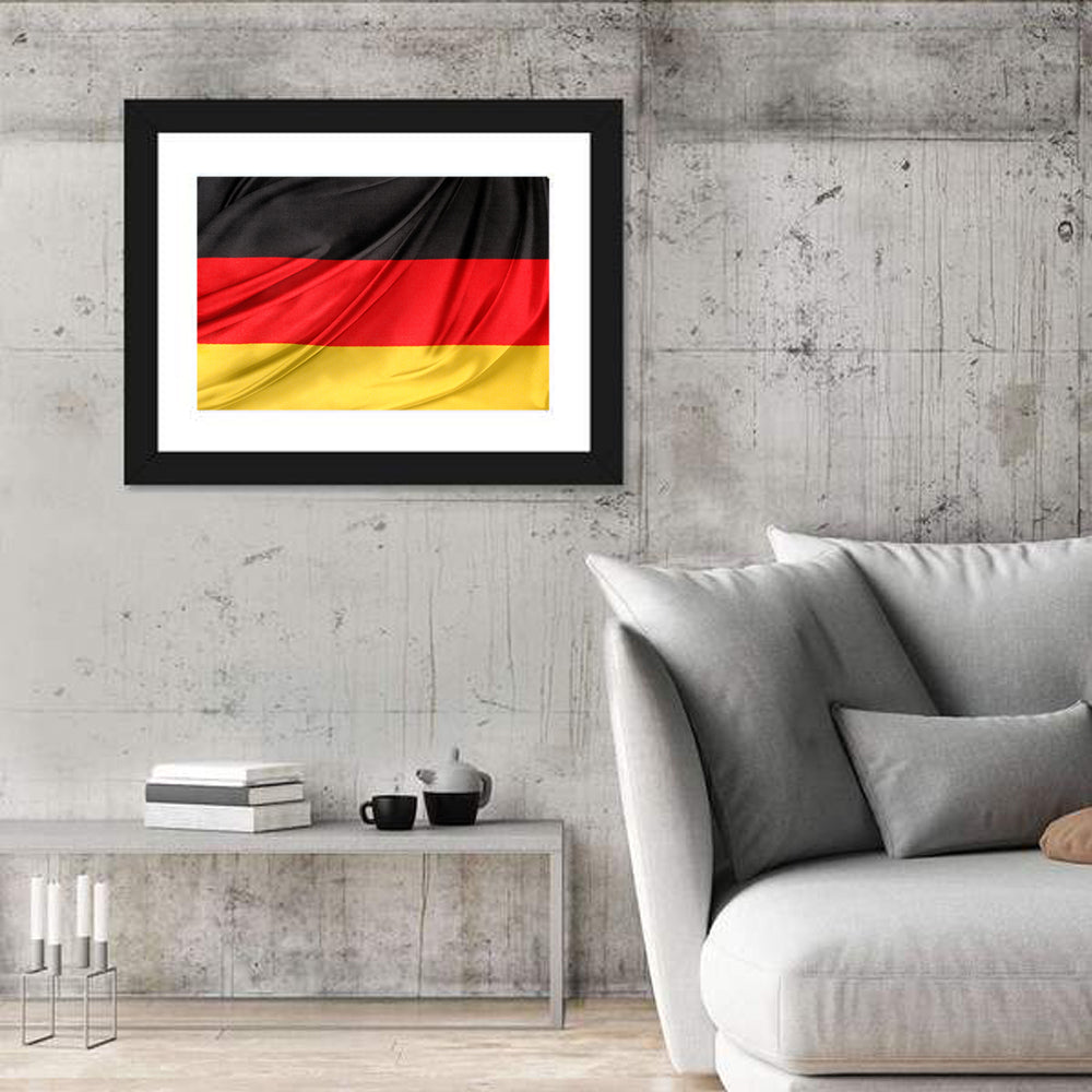Draped German Flag Wall Art