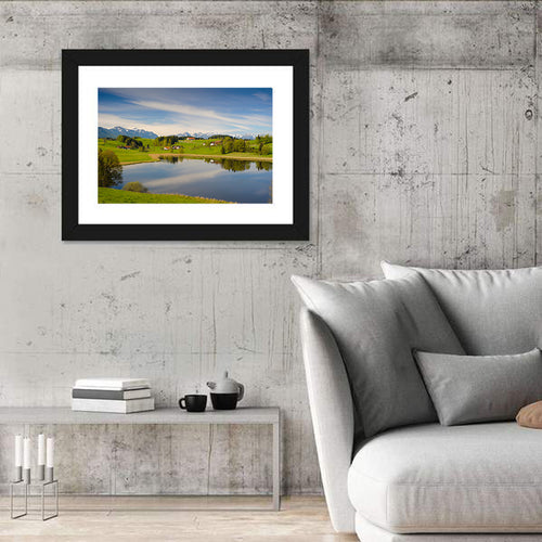 Bavarian Mountain Lake Wall Art