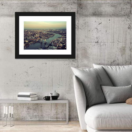 Aerial View of Tower Bridge Wall Art