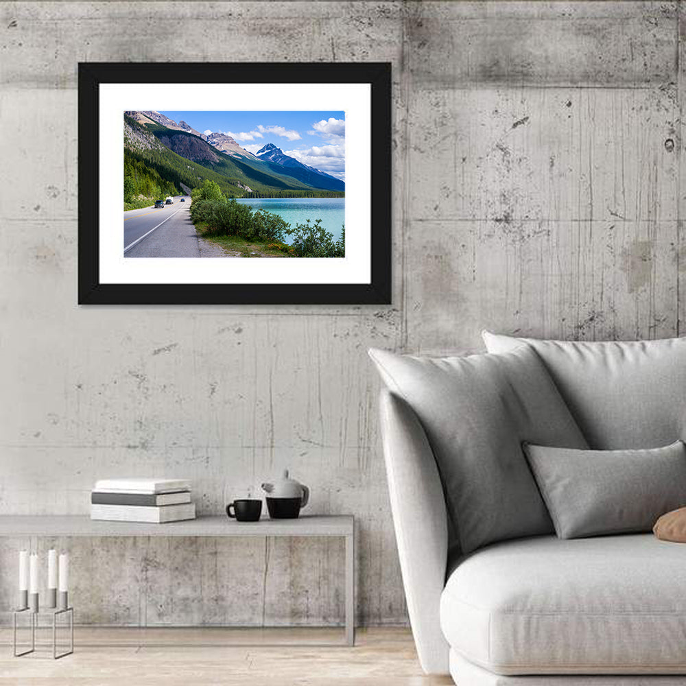 Waterfowl at Banff Lake Wall Art