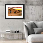 Taos Pueblo at Sunset Wall Art