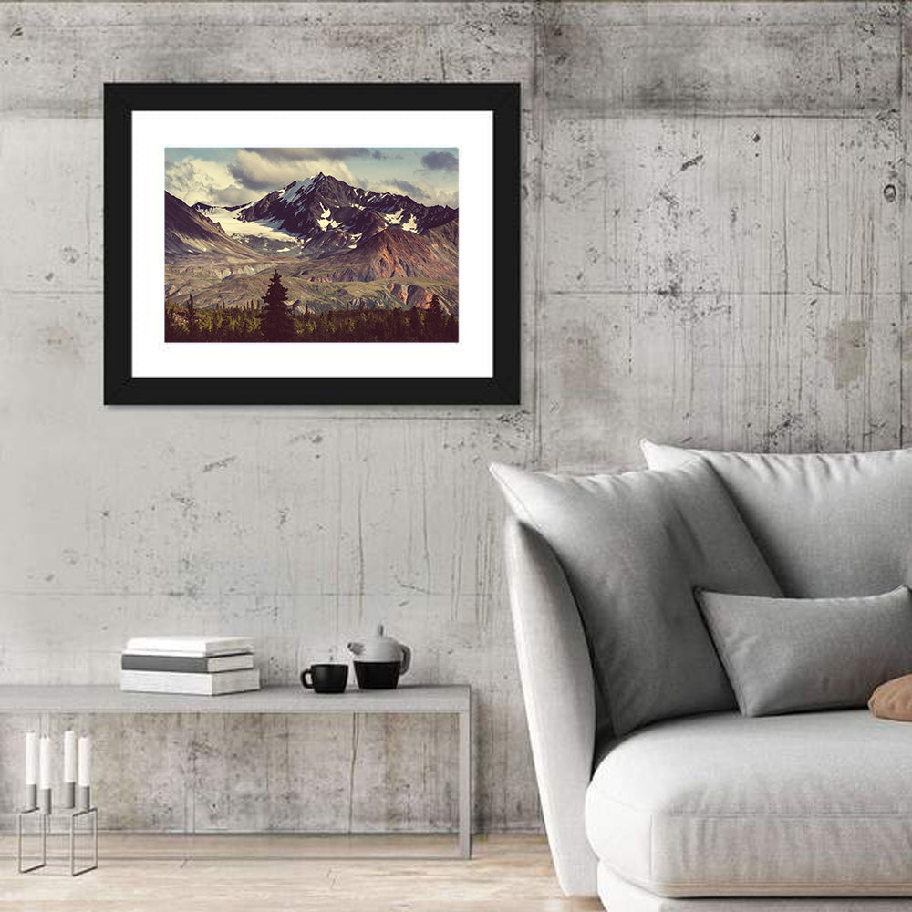Denali Highway Mountain View Wall Art
