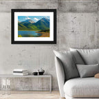 Snow-capped Peaks Over Twin Lakes Colorado Wall Art