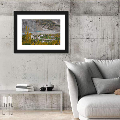 Autumn Hunza Valley Landscape Wall Art