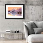 Jefferson Memorial with Cherry Blossoms Wall Art