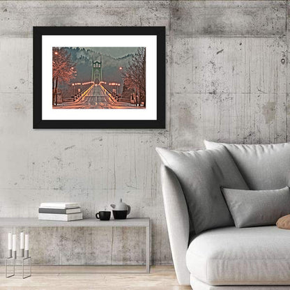 St. Johns Bridge In Portland Wall Art