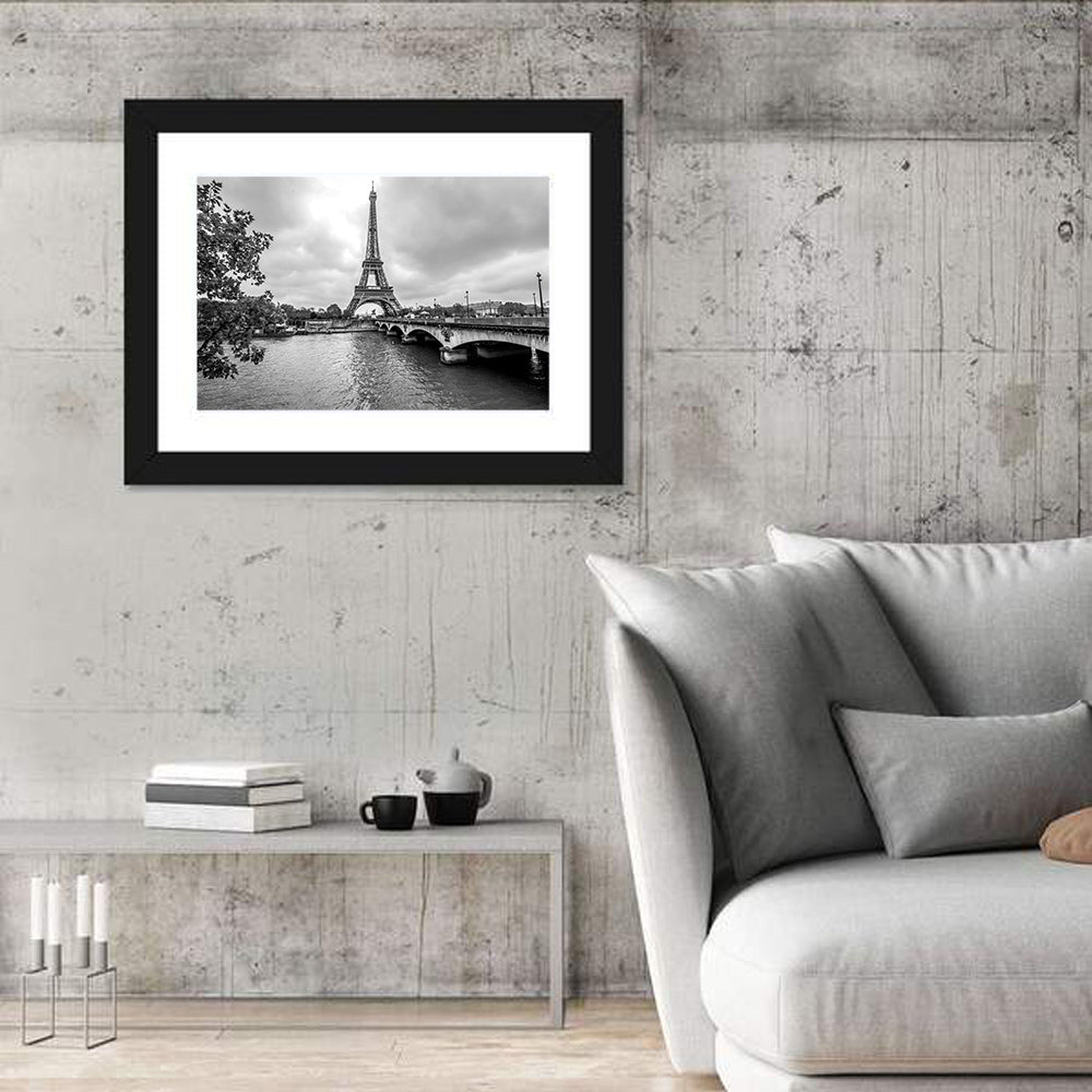 Eiffel Tower from the Seine Wall Art