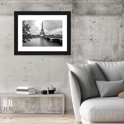 Eiffel Tower from the Seine Wall Art