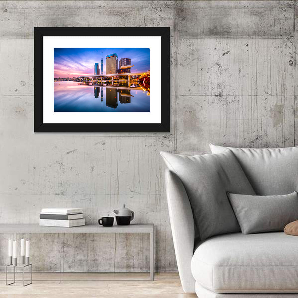 Tokyo Skyline at Dawn Wall Art