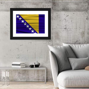 Flag Of Bosnia & Herzegovina Wall Art