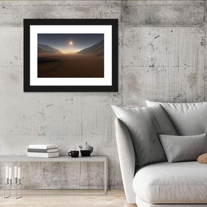 Sunset on Mars Wall Art