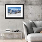 Berchtesgaden Alpine Cabin Scene Wall Art