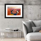 Horseshoe Bend at Golden Hour Wall Art