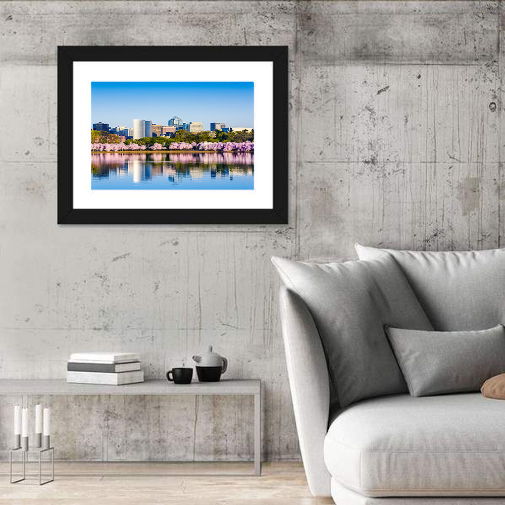 Tidal Basin Washington D.c. Cherry Blossoms Wall Art