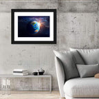 Asia and Australia from Space Wall Art