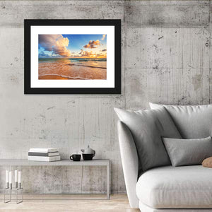 Cloudscape Over Caribbean Sea Wall Art