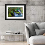Hawaiian Rainforest Waterfalls Wall Art