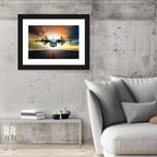 Vintage Military Transport Plane Wall Art