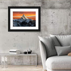 Ama Dablam at Sunset Wall Art