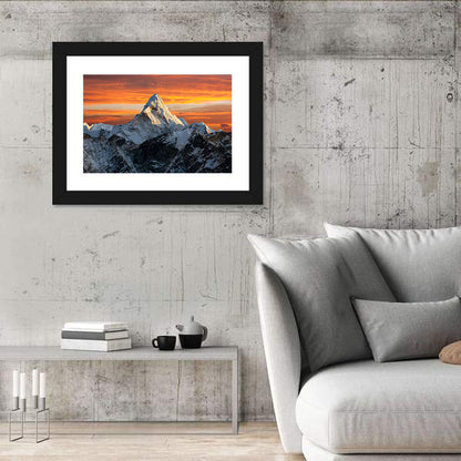 Ama Dablam at Sunset Wall Art