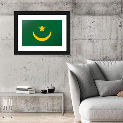 Flag Of Mauritania Wall Art