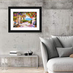 Mediterranean Summer Terrace Wall Art