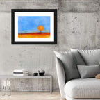 Golden Hour Lone Tree Wall Art
