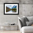 Norwegian Mountain Reflection Wall Art