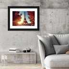Autumn Seine with Eiffel Tower Wall Art