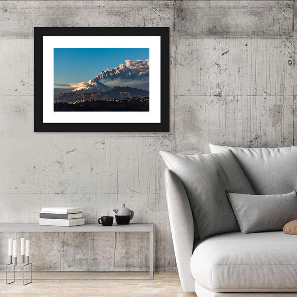 Cotopaxi Volcano Eruption Wall Art