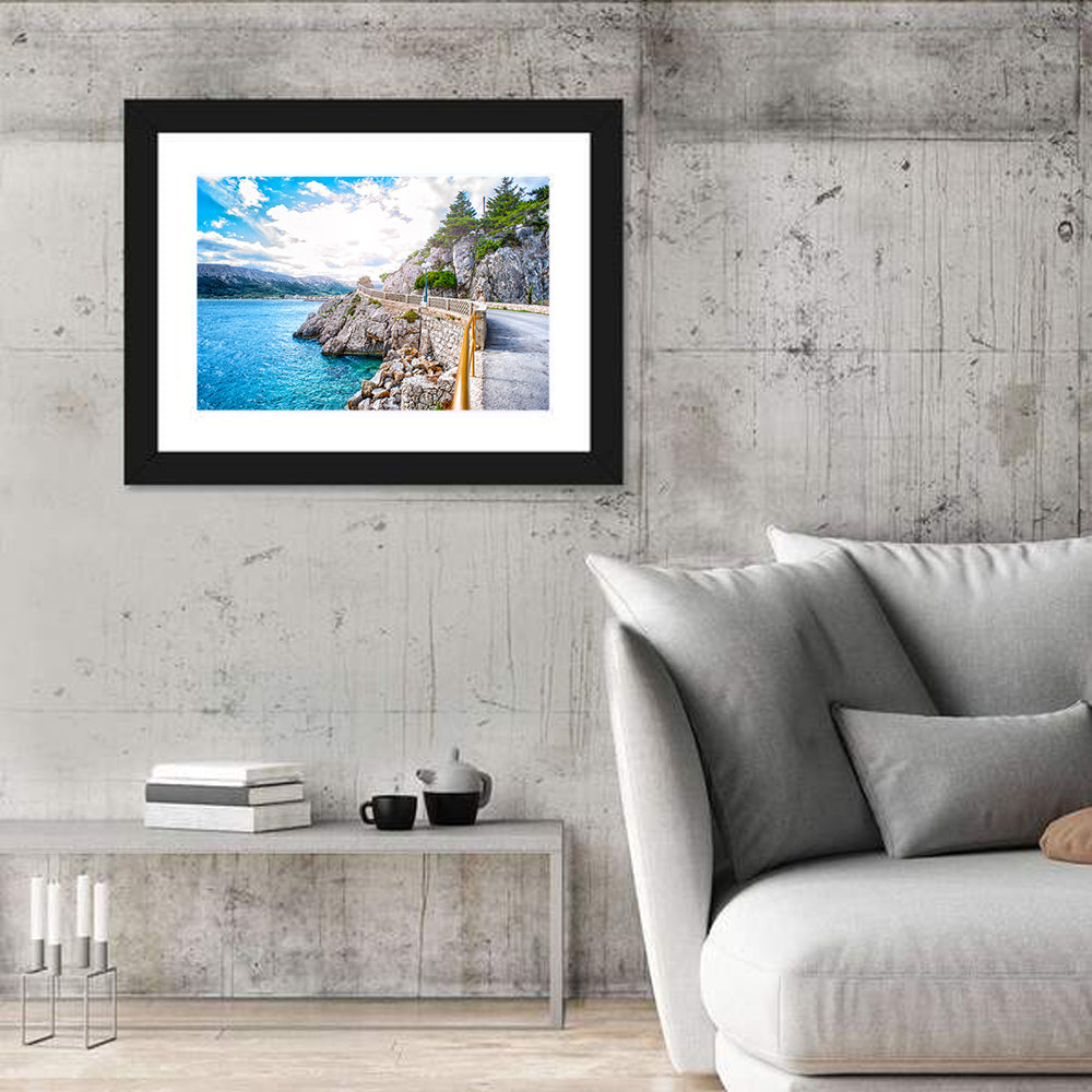 Adriatic Coastal Road Wall Art