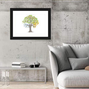 Four Seasons Tree Wall Art