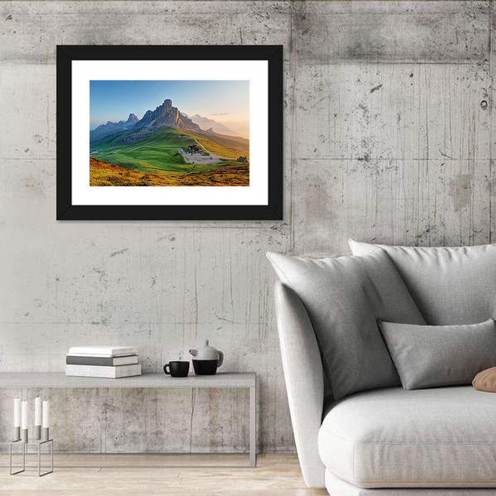 Passo Giau Dolomites Valley Wall Art