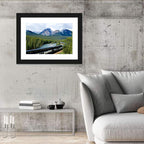 Glass Roof Train in Canadian Rockies Wall Art