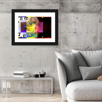 Eye of Time Collage Wall Art